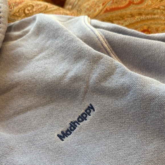 Light purple Gray MADHAPPY Hoodie with Front Pocket - Picture 3 of 6